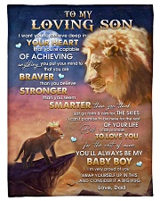 Deep In You Heart - Amazing Gift For Son Fleece Blanket tile