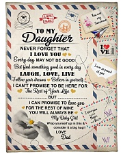 NEVER FORGET THAT I LOVE YOU Large Fleece Blanket - 60" x 80" front