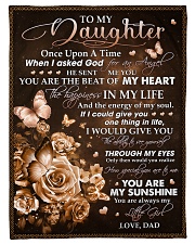 You Are The Beat Of My Heart - Best Gift For Daughter Fleece Blanket tile