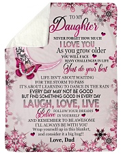 Just Do Your Best - Lovely Gift For Daughter Sherpa Fleece Blanket tile