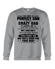 HE IS MY BEST FRIEND - BEST GIFT FOR SON FROM DAD Crewneck Sweatshirt tile