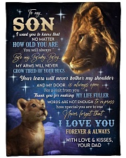How Special You Are To Me - Lovely Gift For Son Large Fleece Blanket - 60" x 80" front