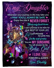 NEVER FORGET YOUR WAY BACK HOME Fleece Blanket tile