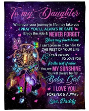 NEVER FORGET YOUR WAY BACK HOME Large Fleece Blanket - 60" x 80" front