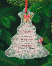 I Am The Storm - Amazing Gift For Daugher Tree ornament - single (porcelain) custom-tree-ornament-single-porcelain-lifestyle-06