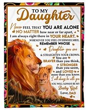 STRAIGHTEN YOUR CROWN - GREAT GIFT FOR DAUGHTER Fleece Blanket tile