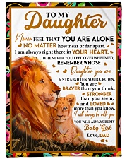 STRAIGHTEN YOUR CROWN - GREAT GIFT FOR DAUGHTER Large Fleece Blanket - 60" x 80" front