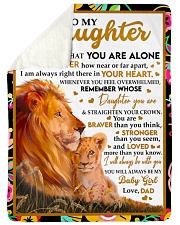 STRAIGHTEN YOUR CROWN - GREAT GIFT FOR DAUGHTER Sherpa Fleece Blanket tile