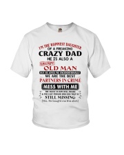 HE LOVES ME UNCONDITIONALLY - DAD TO DAUGHTER Youth T-Shirt front