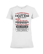 HE LOVES ME UNCONDITIONALLY - DAD TO DAUGHTER Premium Fit Ladies Tee tile