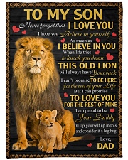 I BELIEVE IN YOU - AMAZING GIFT FOR SON Large Fleece Blanket - 60" x 80" front