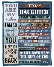 ENJOY THE RIDE - BEAUTIFUL GIFT TO DAUGHTER Fleece Blanket tile
