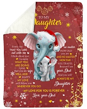 My Love For You Is Forever - Lovely Gift For Daughter Sherpa Fleece Blanket tile