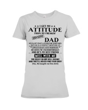 I GET MY ATTITUDE - SPECIAL GIFT FOR CHILD Premium Fit Ladies Tee tile
