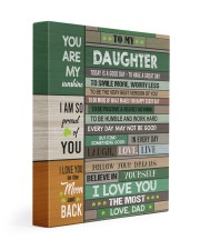 I Am So Proud Of You - Amazing Gift For Daughter 11x14 Gallery Wrapped Canvas Prints front