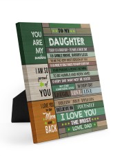 I Am So Proud Of You - Amazing Gift For Daughter Easel-Back Gallery Wrapped Canvas tile
