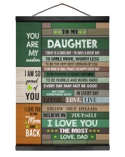 I Am So Proud Of You - Amazing Gift For Daughter Hanging Canvas tile