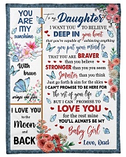 DEEP IN YOUR HEART - LOVELY GIFT FOR DAUGHTER Fleece Blanket tile