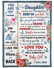 DEEP IN YOUR HEART - LOVELY GIFT FOR DAUGHTER Large Fleece Blanket - 60" x 80" front