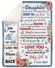 DEEP IN YOUR HEART - LOVELY GIFT FOR DAUGHTER Sherpa Fleece Blanket tile