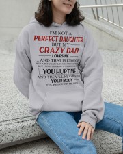 My Crazy Dad Loves Me - Lovely Gift For Daughter Hooded Sweatshirt apparel-hooded-sweatshirt-lifestyle-front-101