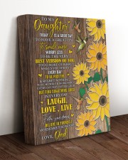 Follow Your Dreams - Lovely Gift For Daughter From Dad 11x14 Gallery Wrapped Canvas Prints aos-canvas-pgw-11x14-lifestyle-front-17