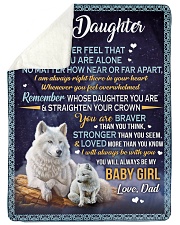 I Will Always Be With You - Best Gift For Daughter Sherpa Fleece Blanket tile
