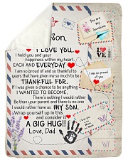 NEVER FORGET THAT I LOVE YOU Sherpa Fleece Blanket tile