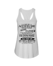 HE HAS A BACKBONE MADE OF STEEL Ladies Flowy Tank tile
