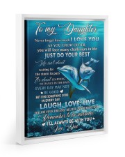 NEVER FORGET HOW MUCH I LOVE YOU Floating Framed Canvas Prints White tile