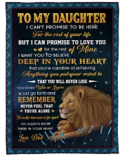 Deep In Your Heart - Amazing Gift For Daughter Large Fleece Blanket - 60" x 80" front