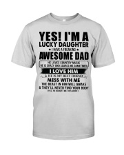 HE LOVES COUNTRY MUSIC - LOVELY GIFT FOR DAUGHTER Premium Fit Mens Tee tile