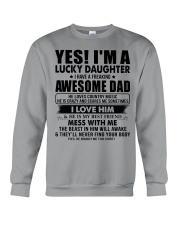 HE LOVES COUNTRY MUSIC - LOVELY GIFT FOR DAUGHTER Crewneck Sweatshirt tile