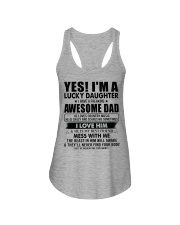 HE LOVES COUNTRY MUSIC - LOVELY GIFT FOR DAUGHTER Ladies Flowy Tank tile