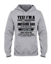 HE LOVES COUNTRY MUSIC - LOVELY GIFT FOR DAUGHTER Hooded Sweatshirt front