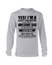 HE LOVES COUNTRY MUSIC - LOVELY GIFT FOR DAUGHTER Long Sleeve Tee tile