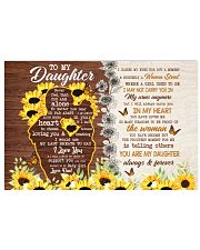 You Are My Daughter Always & Forever - Best Gift For Daughter Horizontal Poster tile