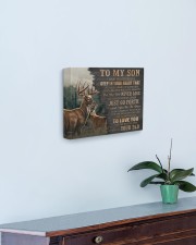 I Want You To Believe Deep In Your Heart - Best Gift For Son 14x11 Gallery Wrapped Canvas Prints aos-canvas-pgw-14x11-lifestyle-front-01