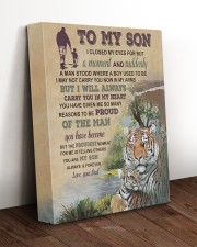 I Will Always Carry You In My Heart - Lovely Gift For Son 11x14 Gallery Wrapped Canvas Prints aos-canvas-pgw-11x14-lifestyle-front-17