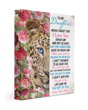I Love You Every Day - Best Gift For Daughter 11x14 Gallery Wrapped Canvas Prints front