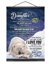 How Much You Mean To Me - Amazing Gift For Daughter Hanging Canvas tile