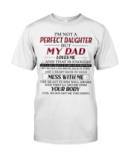 My Crazy Dad Loves Me - Amazing Gift For Daughter Premium Fit Mens Tee tile
