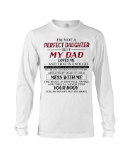 My Crazy Dad Loves Me - Amazing Gift For Daughter Long Sleeve Tee tile