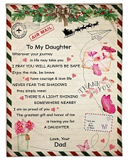I PRAY YOU WILL ALWAYS BE SAFE - BEST GIFT FOR DAUGHTER Fleece Blanket tile