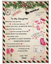 I PRAY YOU WILL ALWAYS BE SAFE - BEST GIFT FOR DAUGHTER Large Fleece Blanket - 60" x 80" front