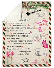 I PRAY YOU WILL ALWAYS BE SAFE - BEST GIFT FOR DAUGHTER Sherpa Fleece Blanket tile