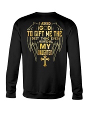 GOD GIFTED ME MY DAUGHTER Crewneck Sweatshirt tile