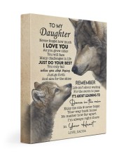 JUST DO YOUR BEST - GREAT GIFT FOR DAUGHTER 11x14 Gallery Wrapped Canvas Prints front