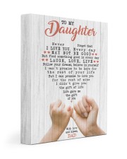 Never Forget That I Love You - Special Gift For Daughter 11x14 Gallery Wrapped Canvas Prints front