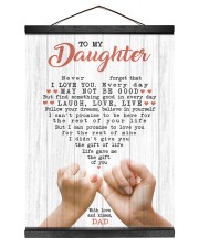 Never Forget That I Love You - Special Gift For Daughter Hanging Canvas tile
